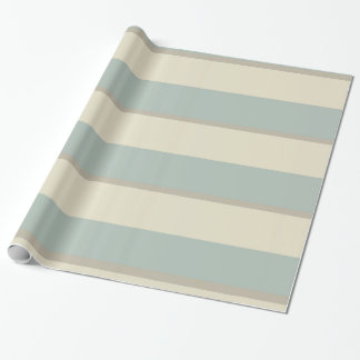 Papier Cadeau Stripe Eau de Nil géorgienne