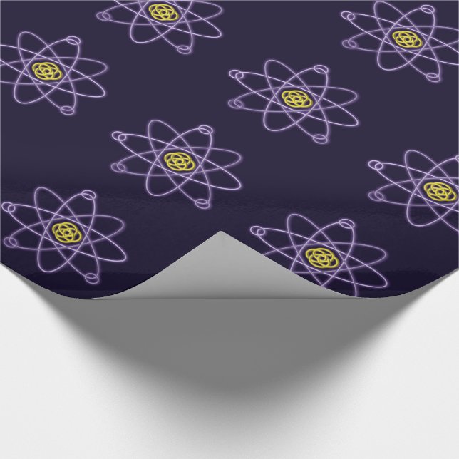Papier Cadeau Structure atomique de l'or et de l'argent Science (Coin)