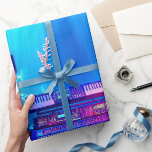 Papier Cadeau Studio de musique sous-marin