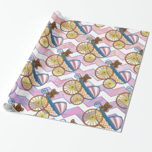 Papier Cadeau Stuff pour bébé rose et puant