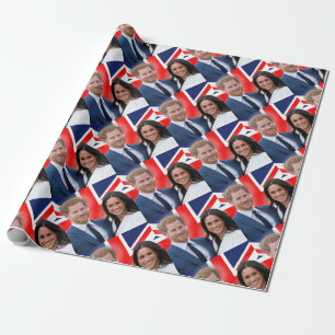 Papier Cadeau Stunning ! Marque du Prince Harry et Meghan