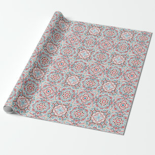 Papier Cadeau Style géométrique Étincelles Mariage métallique en