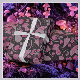 Papier Cadeau Style Motif d'automne unique