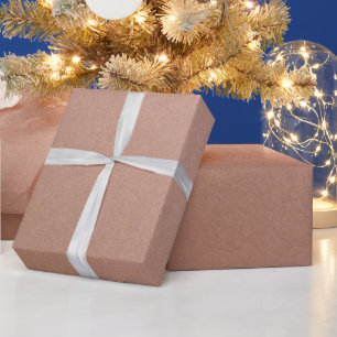 Papier Cadeau Style Simple Metallic Inspiré Rose Gold