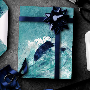 Papier Cadeau Sublimation d'onde   Découpage Ephémère Steampunk
