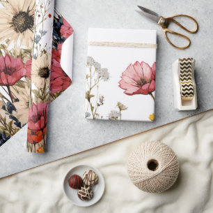 Papier Cadeau Sublimation florale
