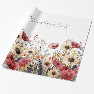 Papier Cadeau Sublimation florale