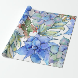 Papier Cadeau Succulentes