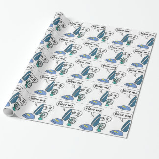 Papier Cadeau suce-le, souffle-moi