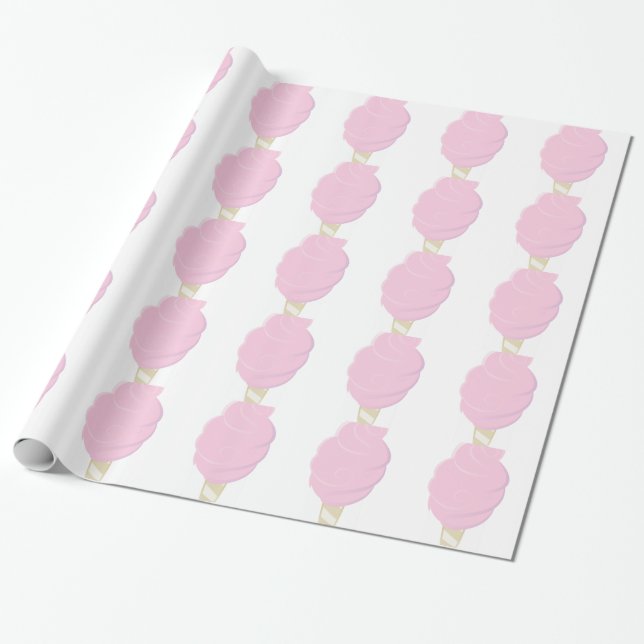 Papier Cadeau Sucrerie de coton (Déroulé)