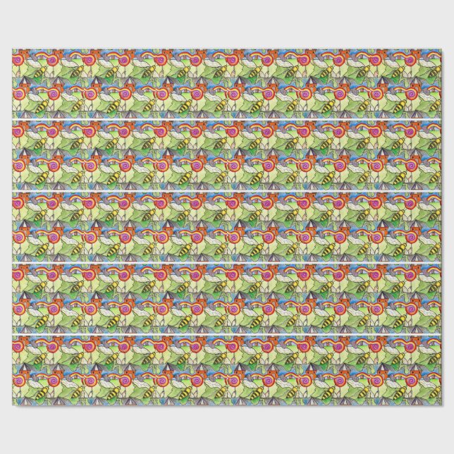 Papier Cadeau Sucrerie et papier d'emballage de Tessellation (Couture)