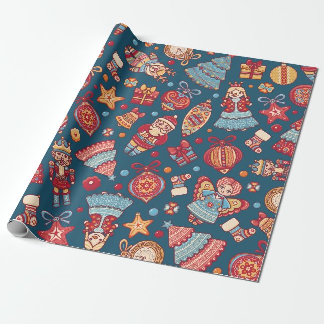 Papier Cadeau Sucres de noix de casse (Déroulé)