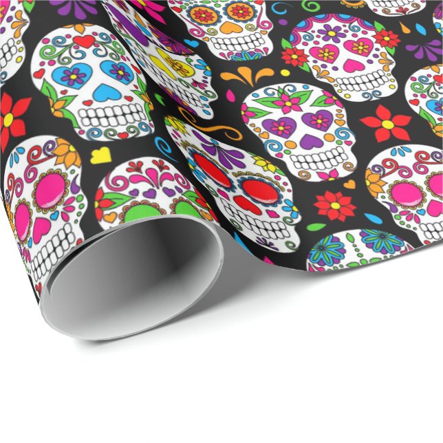 Papier Cadeau sucrez les couleurs lumineuses d'enveloppe de (Coin rond)