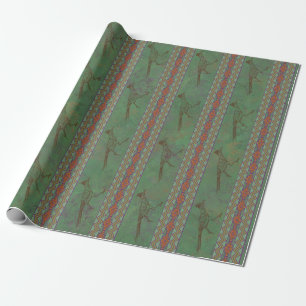 Papier Cadeau Sud-ouest Roadrunner Sagebrush Green