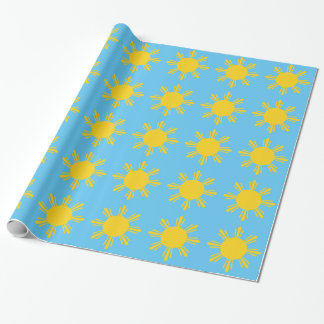 Papier Cadeau Sun dans un ciel