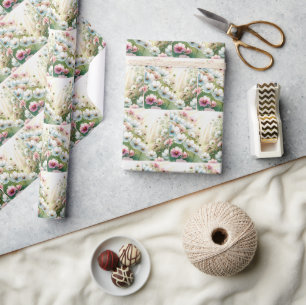 Papier Cadeau Sunny Cosmos Garden