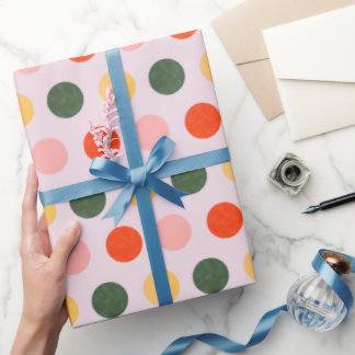 Papier Cadeau Sunny Polka Dots