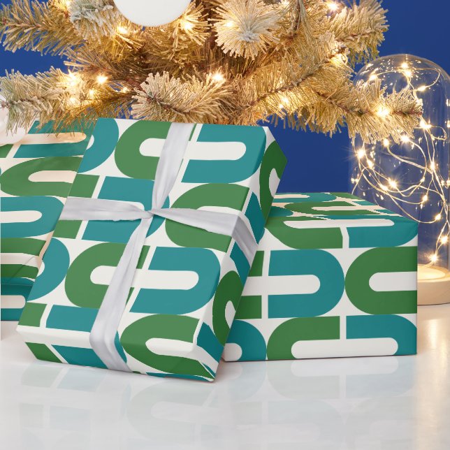 Papier Cadeau Super élégant et moderne rétro 60s les années 70 g (Vacances)