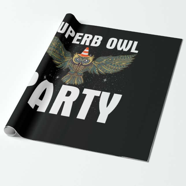 Papier Cadeau Superb Owl Party What We Do in the Shadows Classic (Déroulé)