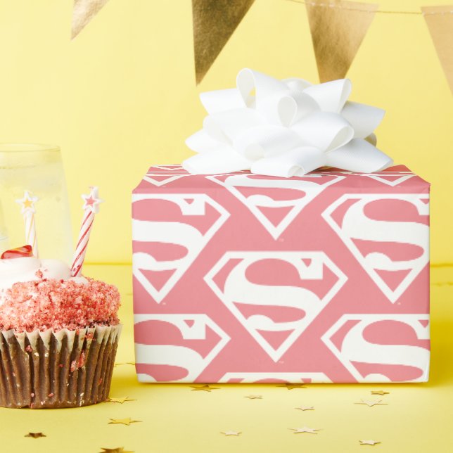 Papier Cadeau Supergirl Solid S-Shield (Fête d'anniversaire)
