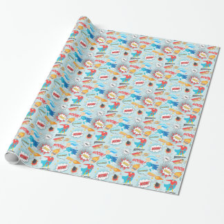 Papier Cadeau Superheroes