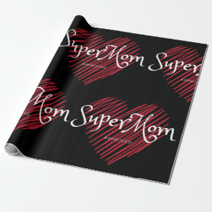 Papier Cadeau SuperMom Approuvé