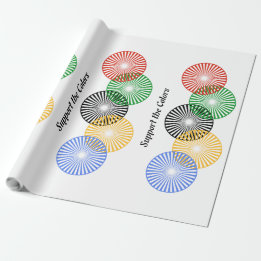 Papier Cadeau Support des couleurs -