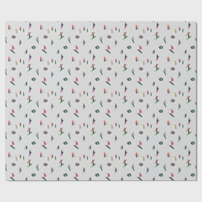 Papier Cadeau Sur Les Pentes (Couture)