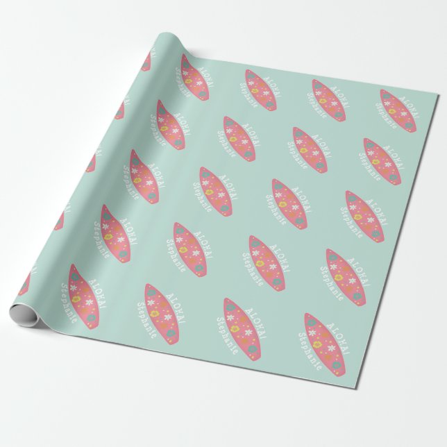 Papier Cadeau Surf (Déroulé)