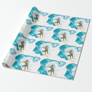 Papier Cadeau Surfer