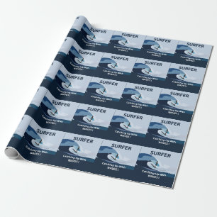 Papier Cadeau Surfer Plage Surf
