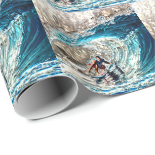 Papier Cadeau Surfer radical 1A