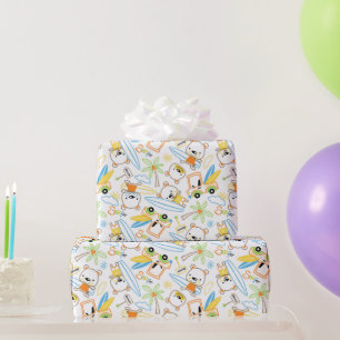 Papier Cadeau Surfeurs Nounours