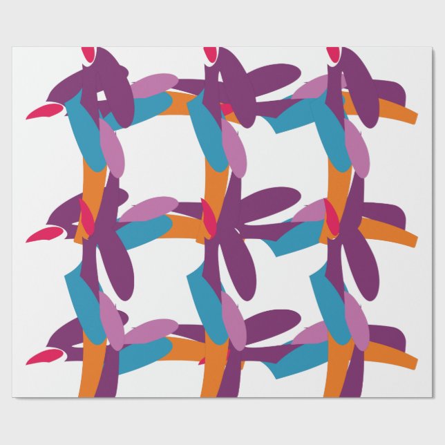 PAPIER CADEAU SURFMMER ANGELA SURF BY MASANSER PIXELAT (Plat)