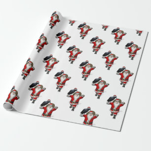 Papier Cadeau Sweet Santa Claus aime Ravens