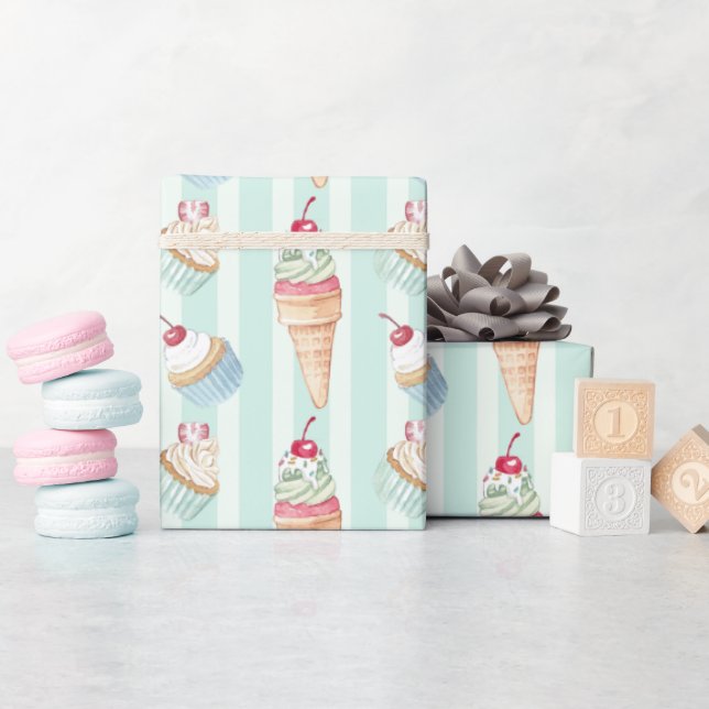 Papier Cadeau Sweet Treats Wrapping (Baby Shower)