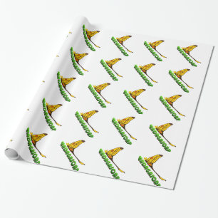 Papier Cadeau symbole animal de madagascar