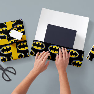 Papier Cadeau Symbole Batman   Logo classique