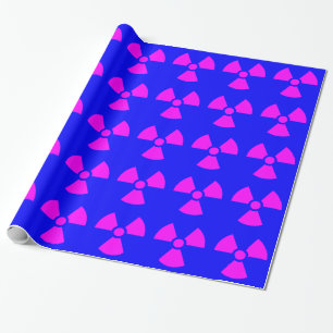 Papier Cadeau Symbole d'avertissement de rayonnement