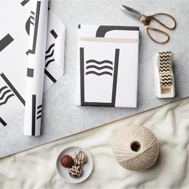 Papier Cadeau Symbole de l'eau du robinet (Créateur téléchargé)