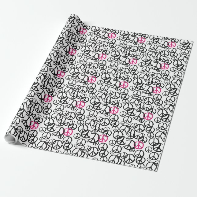 Papier Cadeau Symbole de paix (Déroulé)
