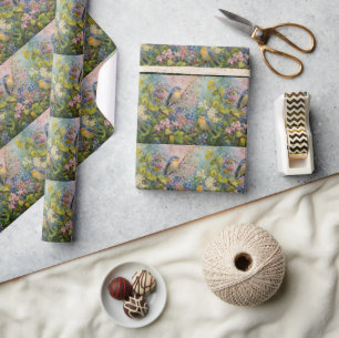Papier Cadeau Symphonie de jardin printanier