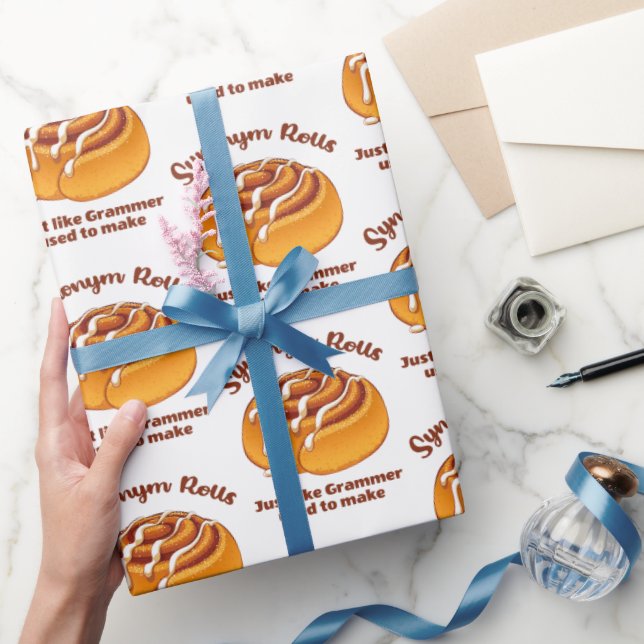 Papier Cadeau Synonym Rolls Comme Grammer Utilisé Pour Faire (Cadeaux)