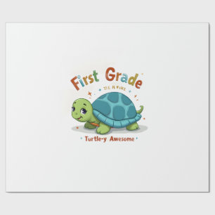 Papier Cadeau T-shirt de rentrée scolaire en 1re année de super