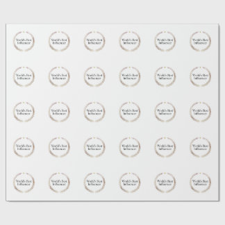 Papier Cadeau T-shirt drôle de l'influenceur le plus talentueux