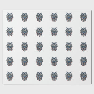 Papier Cadeau T-shirt graphique vectoriel de Noël patriotique (2