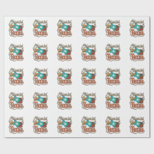 Papier Cadeau T-shirt graphique vintage cowgirl Texas Western De