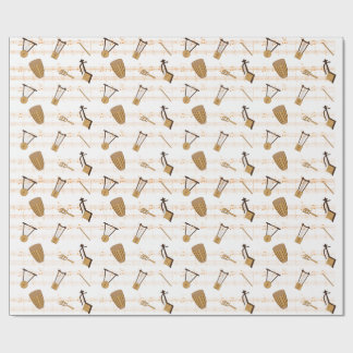 Papier Cadeau T-shirt Instruments de musique éthiopienne