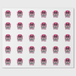 Papier Cadeau T-shirt pour chien Rat Terrier Vintage facilement 