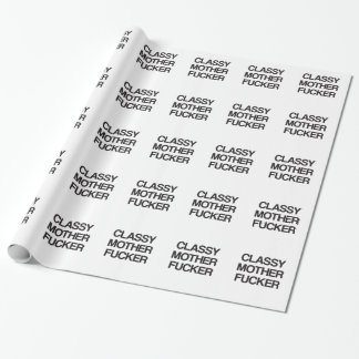Papier Cadeau T-shirts offensif grossier drôle de Fu de mère